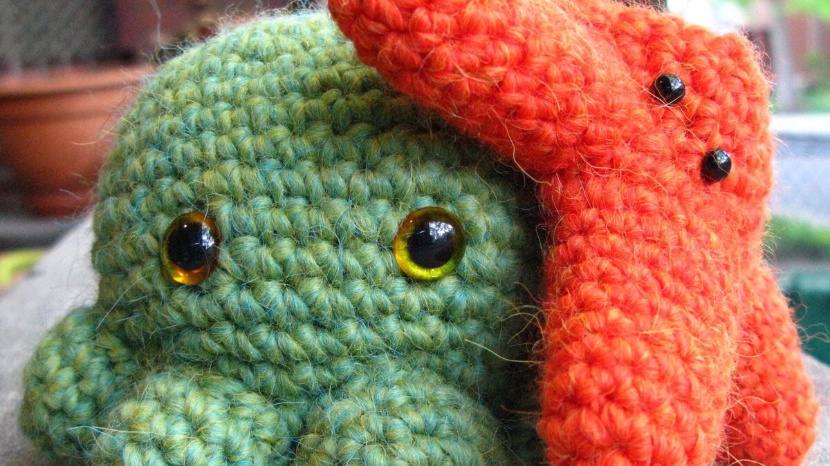 Pieuvre amigurumi au crochet pour un tuto créatif